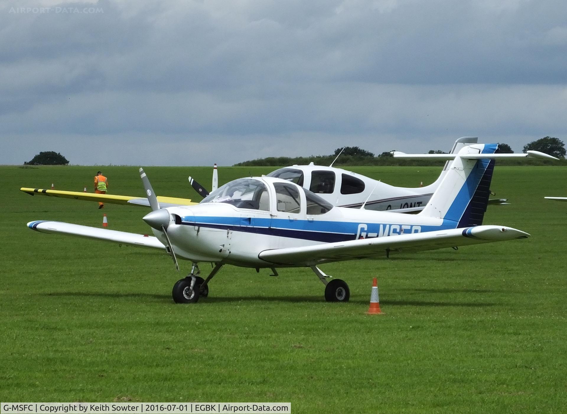 G-MSFC, 1981 Piper PA-38-112 Tomahawk Tomahawk C/N 38-81A0067, Visiting aircraft