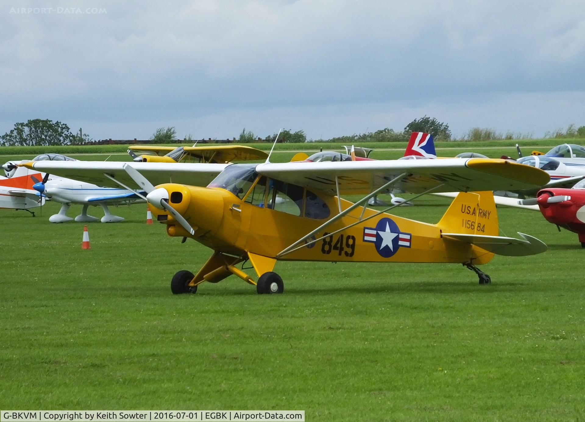 G-BKVM, 1951 Piper L-21A Super Cub (PA-18-125) C/N 18-849, Visiting aircraft