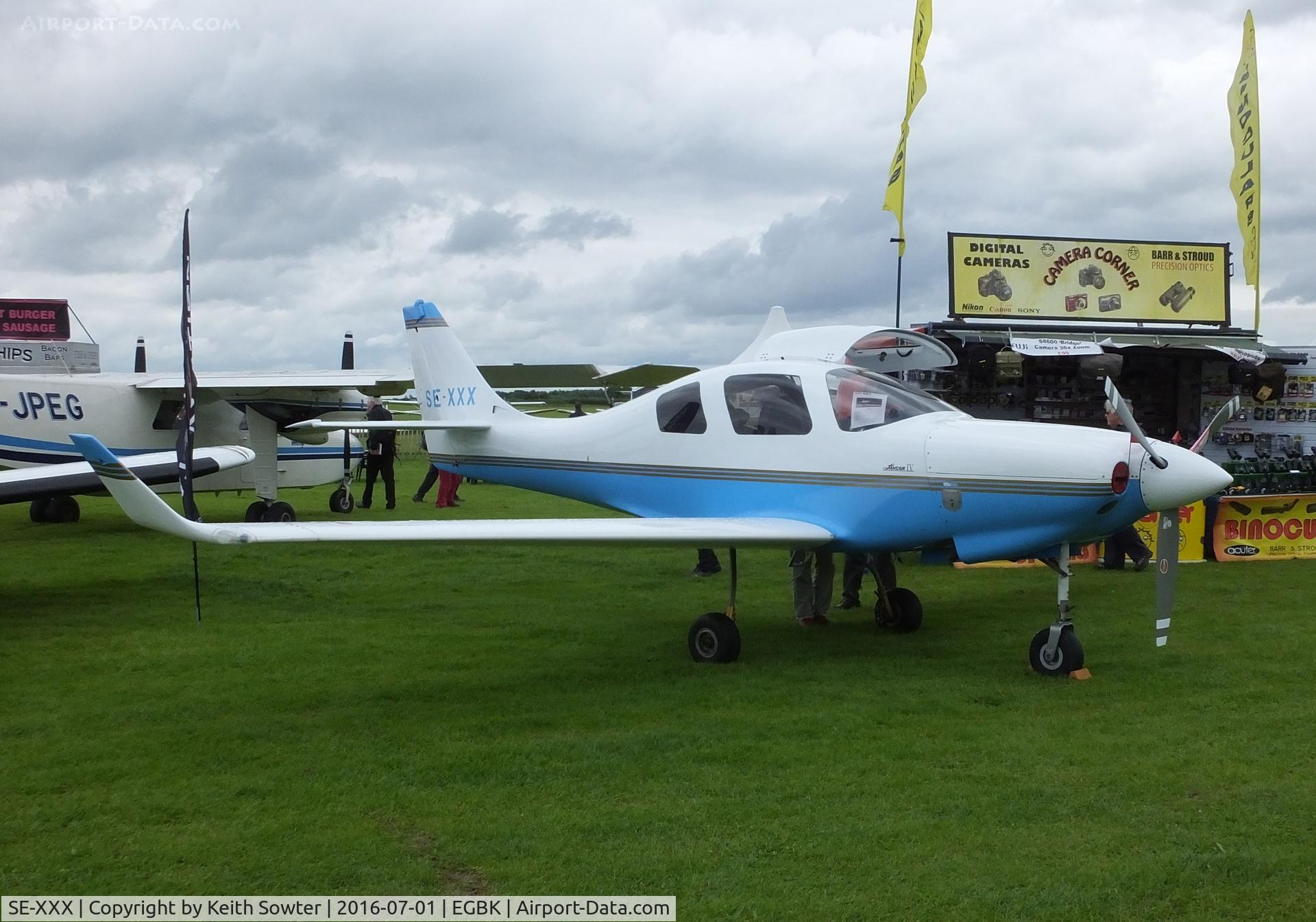 SE-XXX, 2011 Lancair IV C/N LIV-440-1085, on display