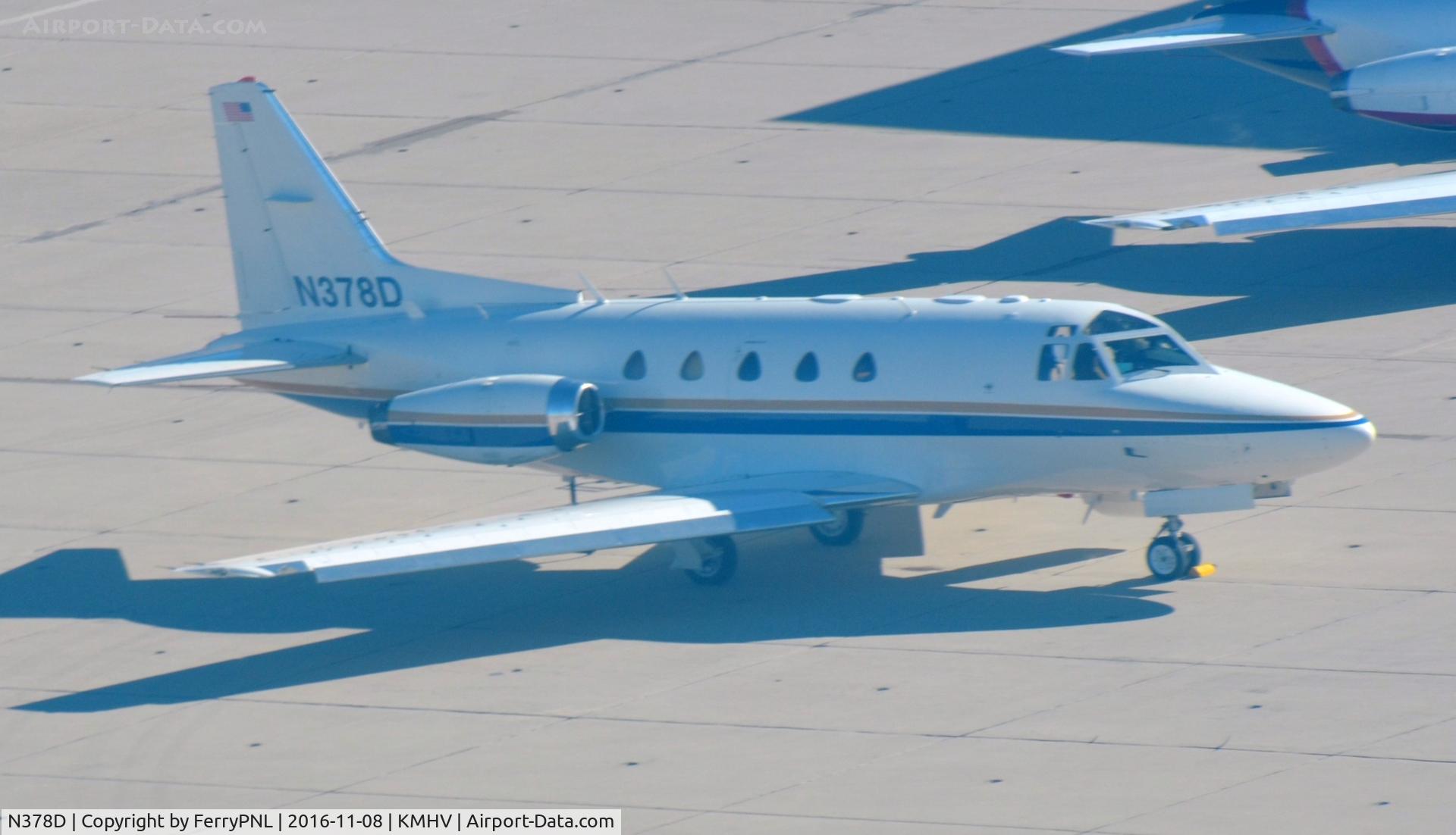 N378D, 1975 North American NA-265-60 Sabreliner C/N 306-101, Flight research Sabre 60