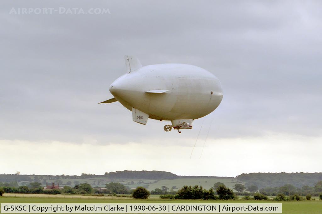 G-SKSC, 1983 Airship Industries Skyship 600 C/N 1215/01, Airship Industries Skyship 600, Cardington UK, June 30th, 1990.