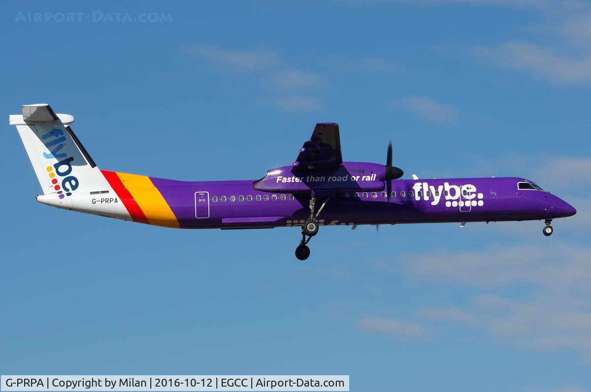 G-PRPA, 2008 De Havilland Canada DHC-8-402 Dash 8 C/N 4187, BE1034 from Aberdeen (ABZ)
