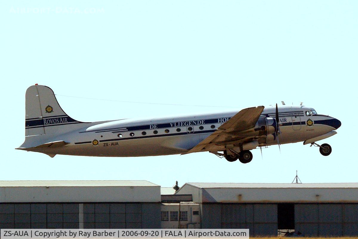 ZS-AUA, 1946 Douglas DC-4-1009 Skymaster C/N 42934, Douglas DC-4-1009 [42934] (Rovos Air) Lanseria~ZS 20/09/2006