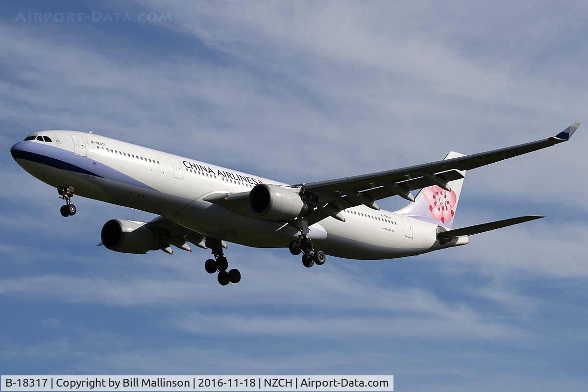B-18317, 2007 Airbus A330-302 C/N 861, CI55 from SYD