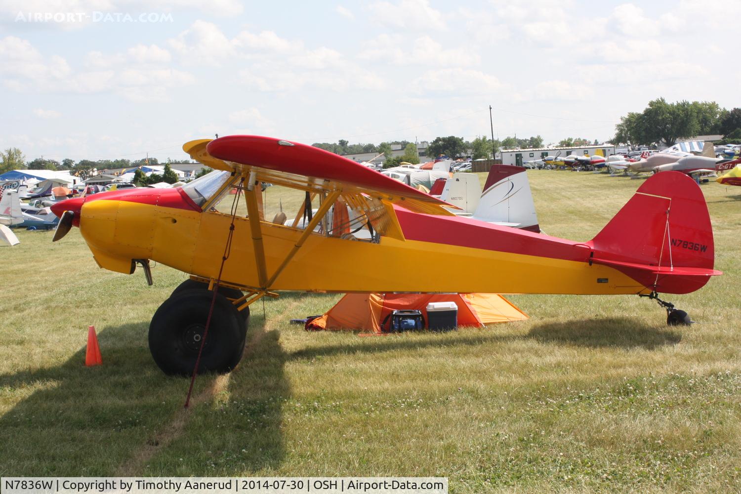 N7836W, 2014 Piper PA-18 Super Cub Replica C/N TCQ1302087, 2014 Piper Super Cub Replica, c/n: TCQ1302087
