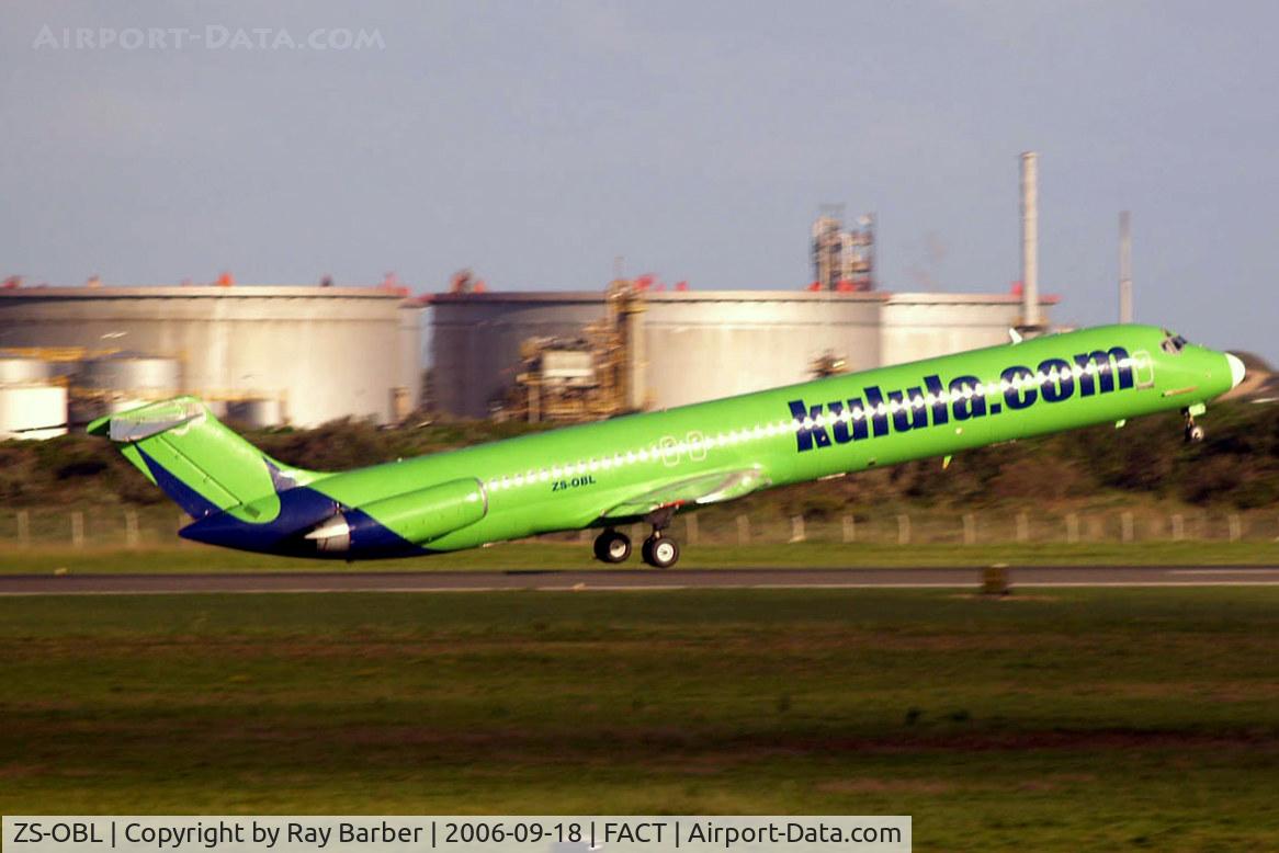 ZS-OBL, 1985 McDonnell Douglas MD-82 (DC-9-82) C/N 49164, McDonnell Douglas DC-9-82 [49164] (Kulula.com) Cape Town Int'l~ZS 17/09/2006