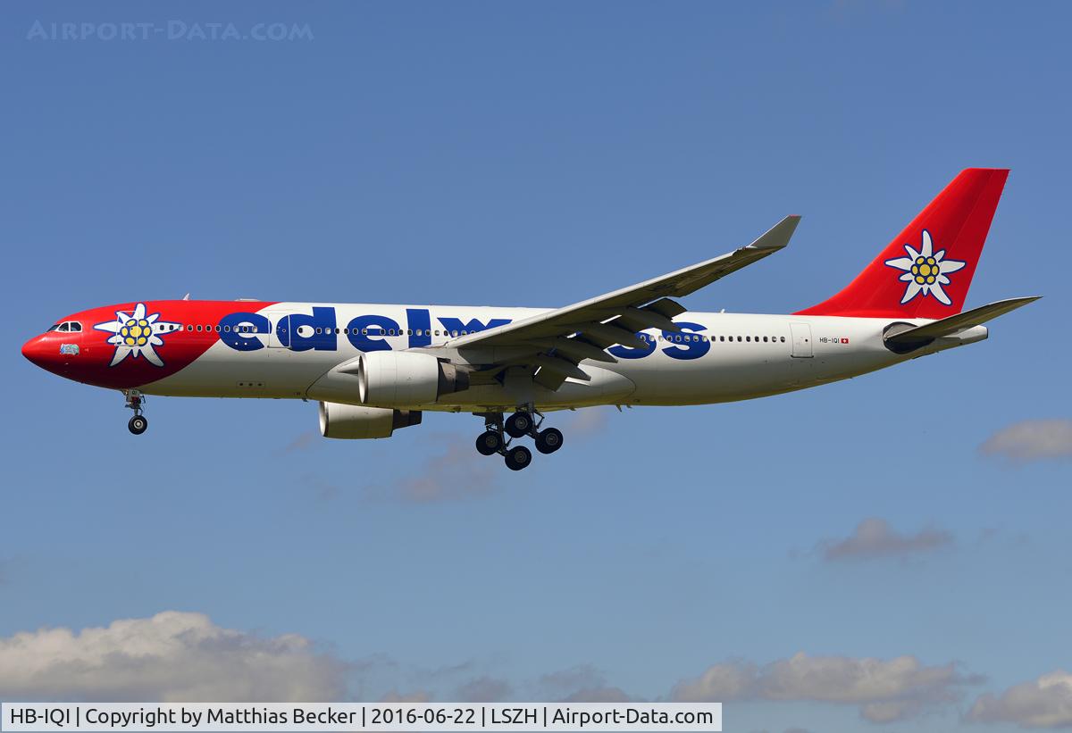 HB-IQI, 1999 Airbus A330-223 C/N 291, HB-IQI