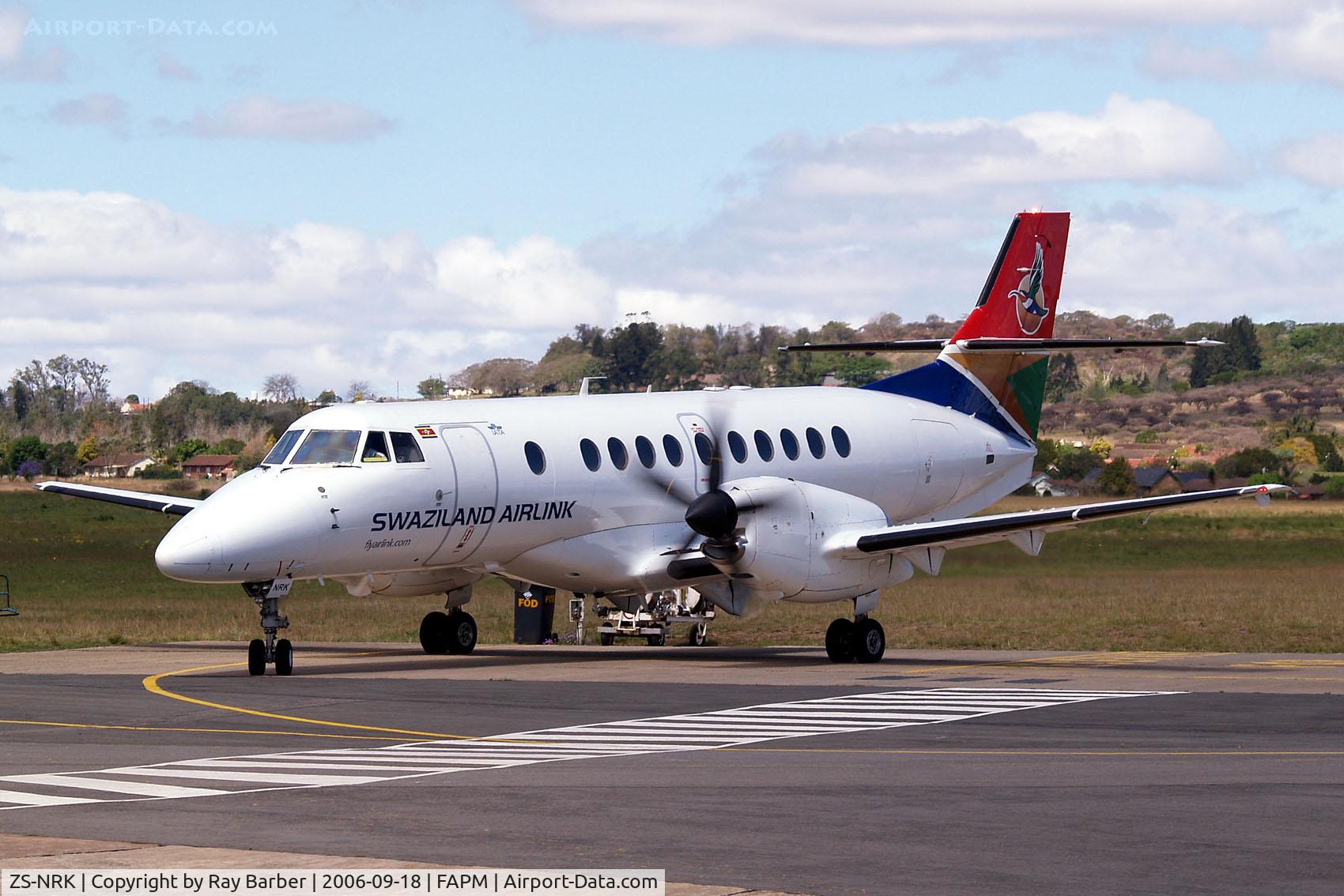 ZS-NRK, 1995 British Aerospace Jetstream 41 C/N 41065, BAe Jetstream 41 [41065] (Swaziland Airlink) Pietermaritzburg~ZS 18/09/2006