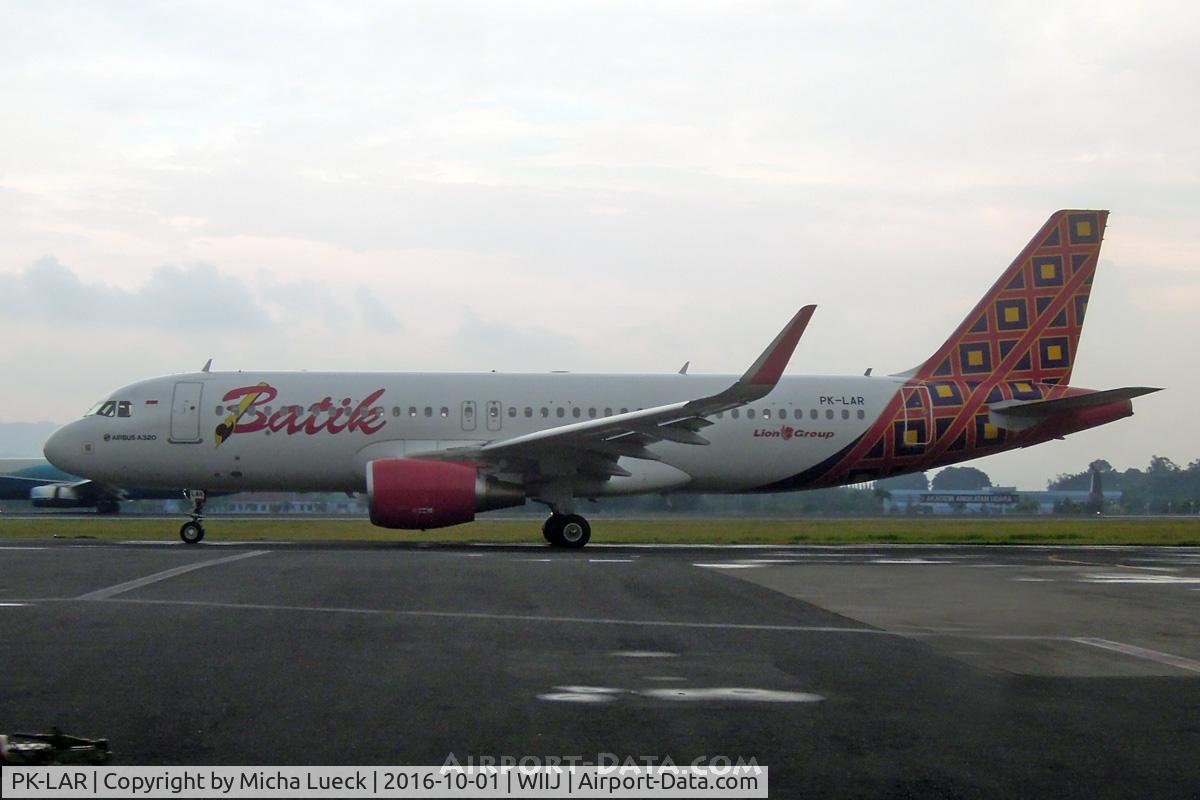 PK-LAR, 2015 Airbus A320-214 C/N 6782, At Yogyakarta