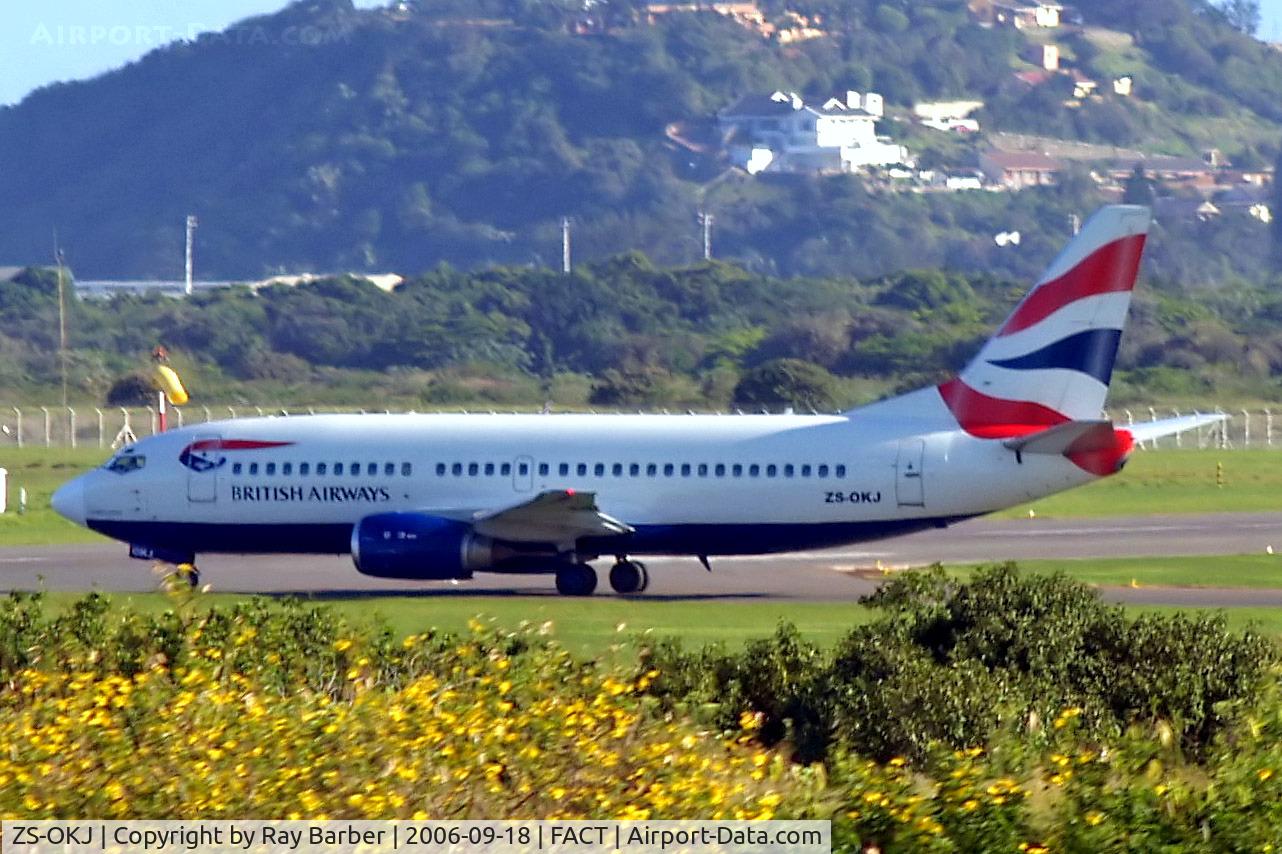 ZS-OKJ, 1986 Boeing 737-376 C/N 23487, Boeing 737-376 [23487] (Comair/British Airways) Cape Town Int'l~ZS 18/09/2006