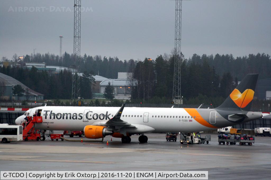 G-TCDO, 2016 Airbus A321-211 C/N 7055, G-TCDO in OSL