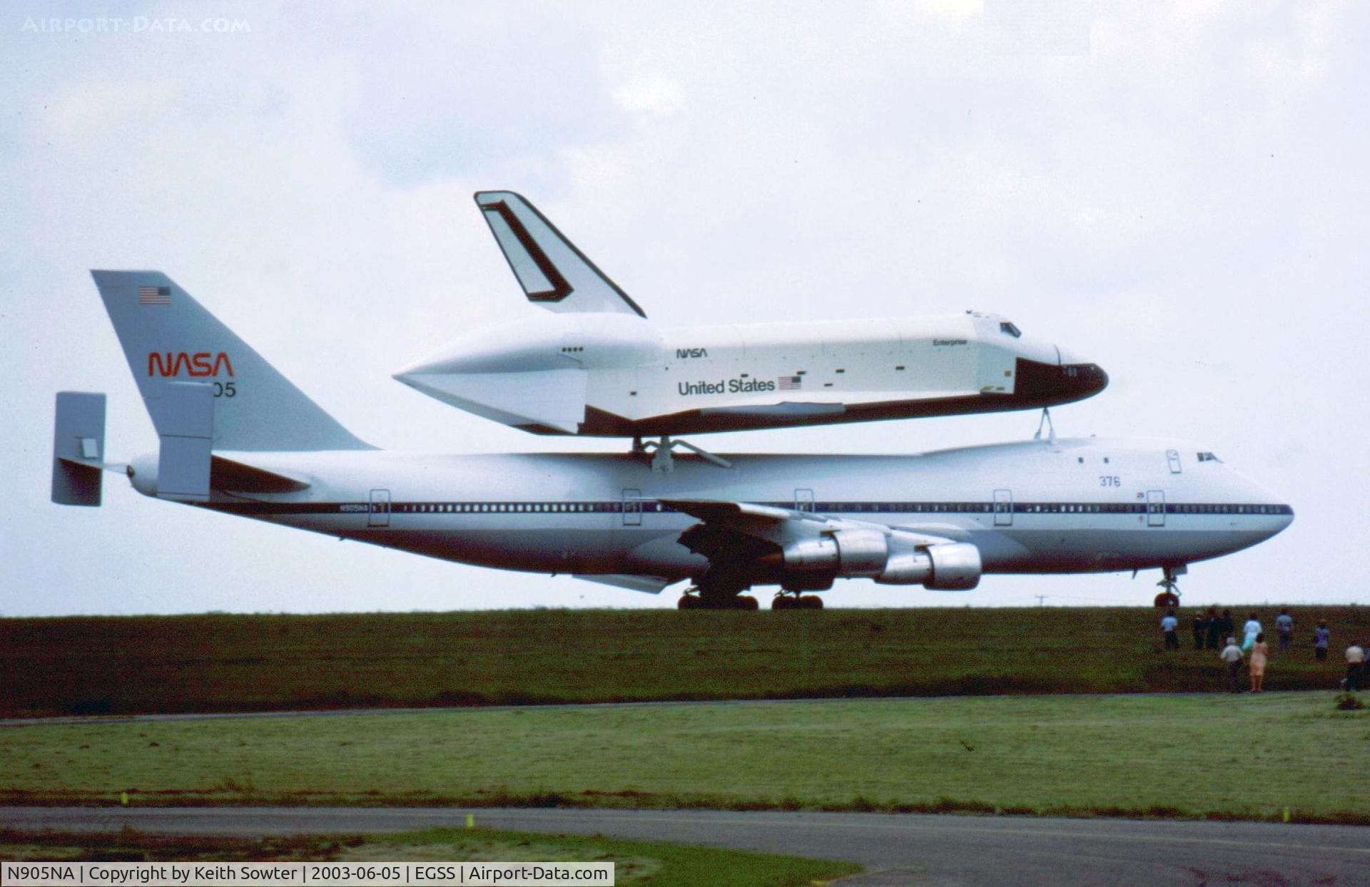 N905NA, 1970 Boeing 747-123 C/N 20107, taxying back