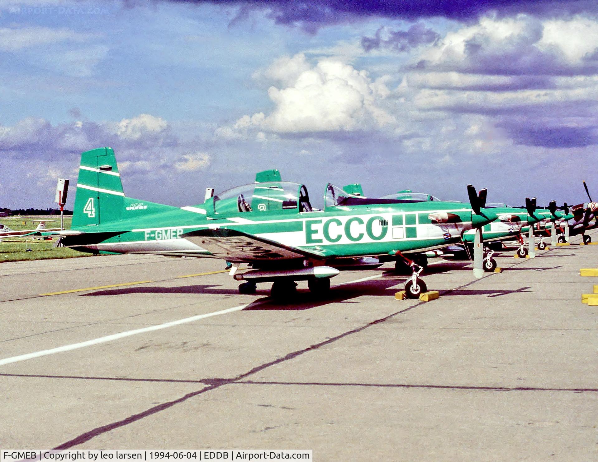 F-GMEB, Pilatus PC-7 C/N 520, Berlin Air Show 4.6.94