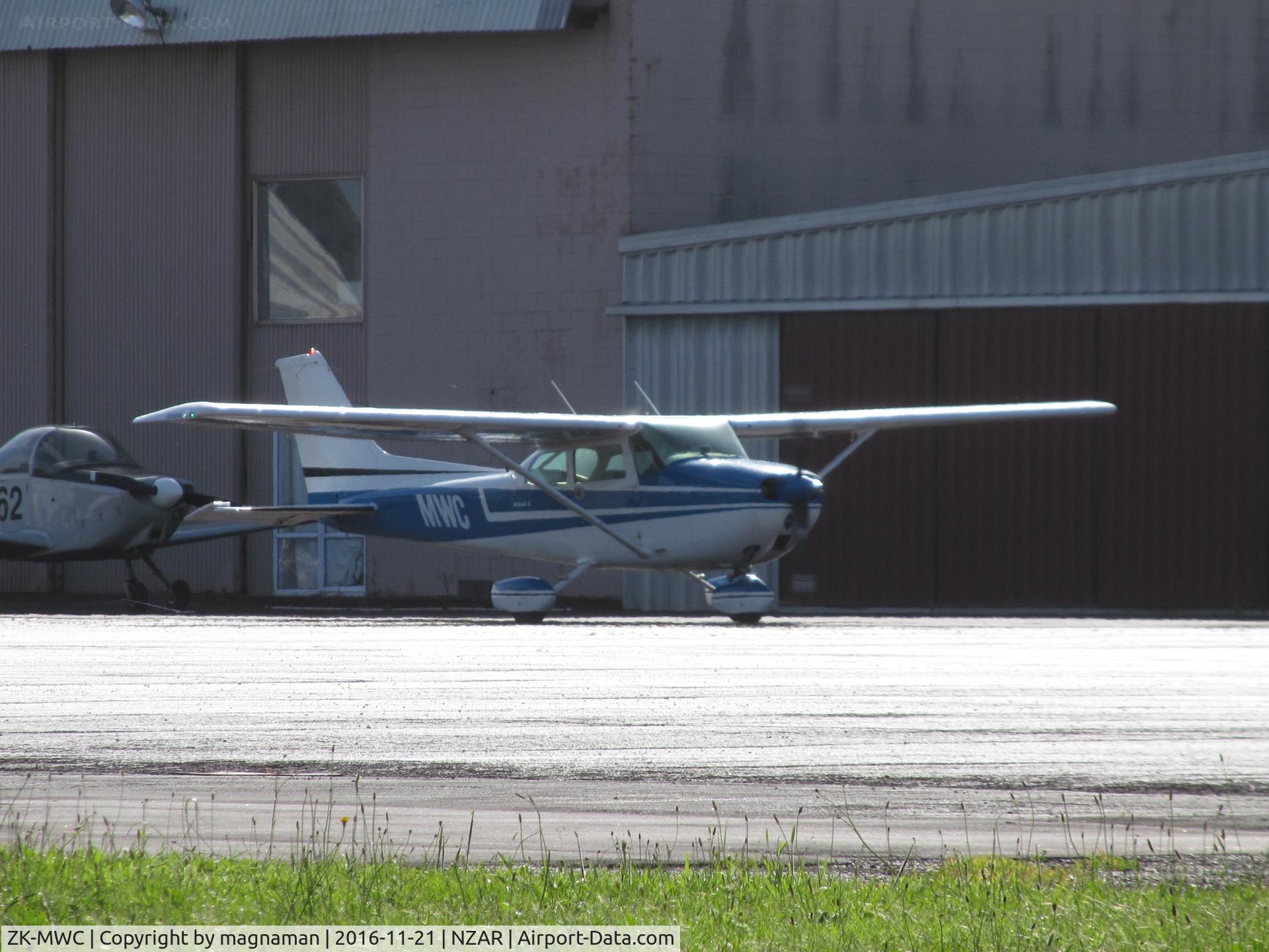 ZK-MWC, Cessna 172M C/N 17266349, about to leave for local flight
