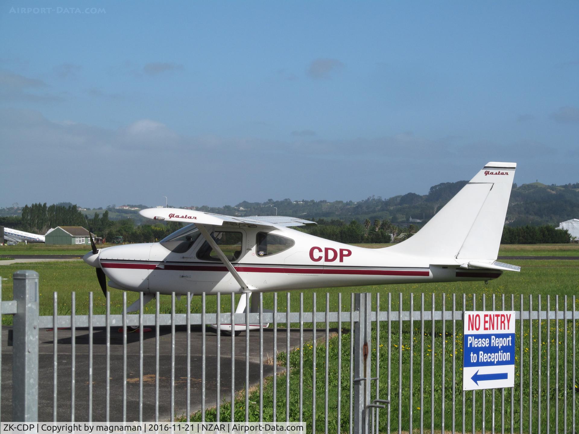 ZK-CDP, Stoddard-Hamilton Glastar C/N 5567, outside old hawker pacific hangar