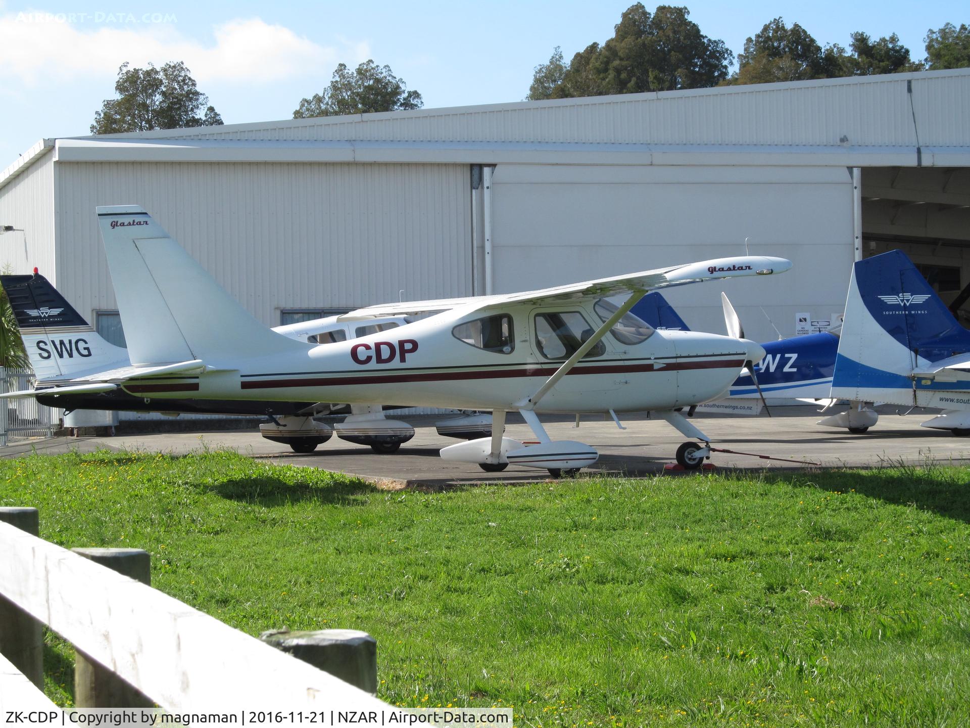 ZK-CDP, Stoddard-Hamilton Glastar C/N 5567, at ardmore