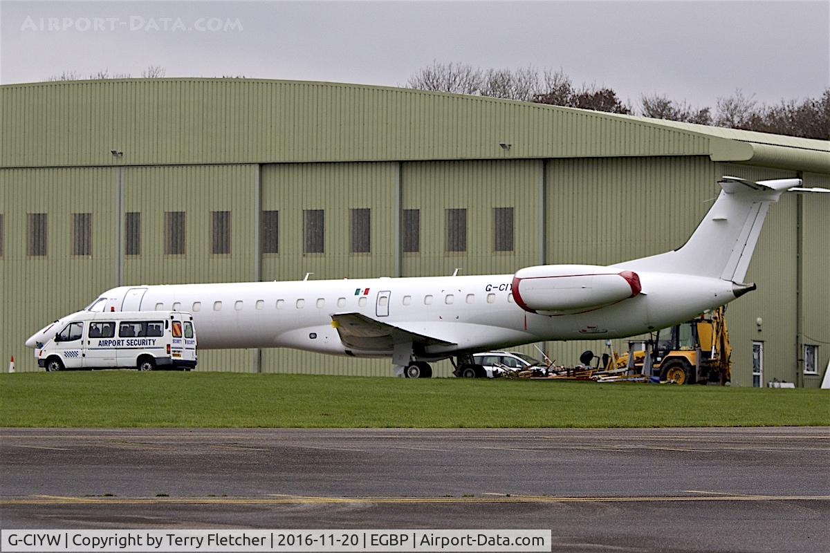 G-CIYW, 2002 Embraer EMB-145LU (ERJ-145LU) C/N 145564, 2002 Embraer EMB-145LU (ERJ-145LU), c/n: 145564 at Kemble - still with Mexican flag (ex XA-ILI)