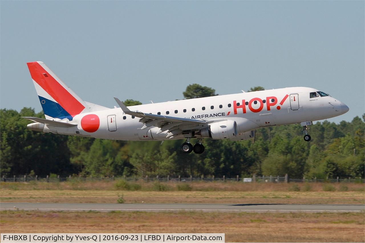 F-HBXB, 2008 Embraer 170LR (ERJ-170-100LR) C/N 17000250, Embraer ERJ-170ST, On final rwy 05, Bordeaux Mérignac airport (LFBD-BOD)