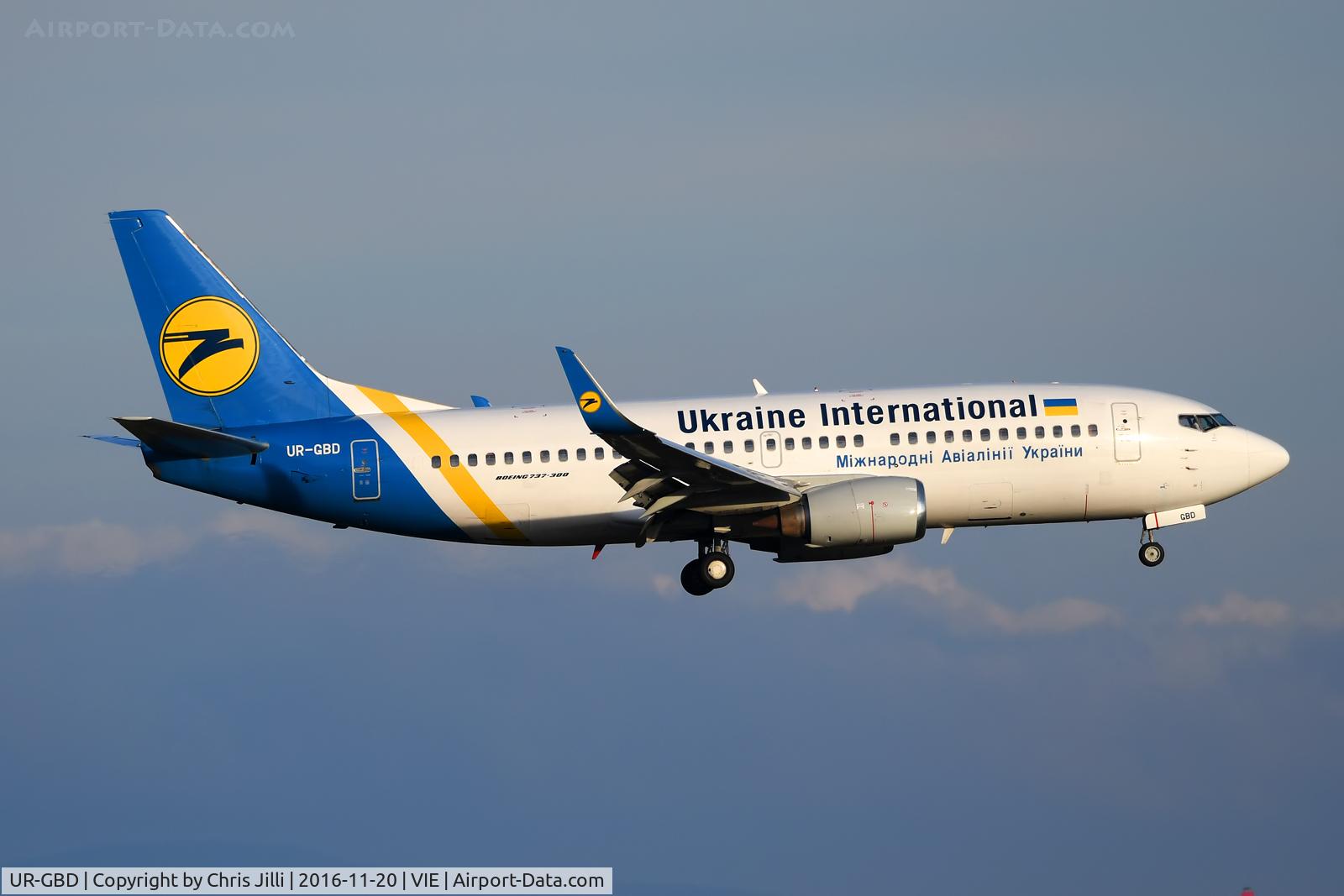 UR-GBD, 1997 Boeing 737-36Q C/N 28659, Ukraine International