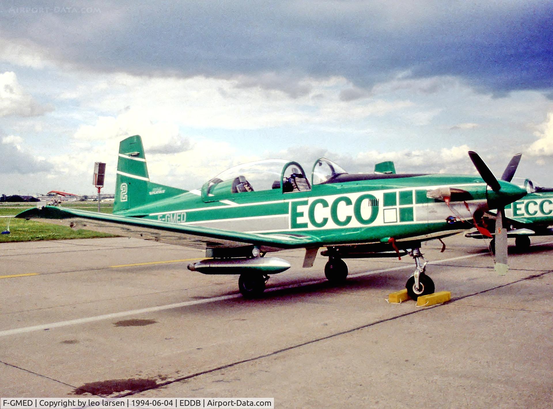 F-GMED, Pilatus PC-7 C/N 480, Berlin Air Show 4.6.94