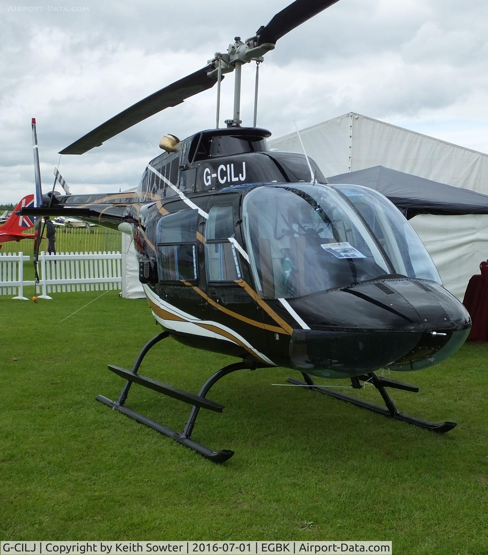 G-CILJ, 1973 Bell 206B JetRanger III C/N 1153, Display aircaft