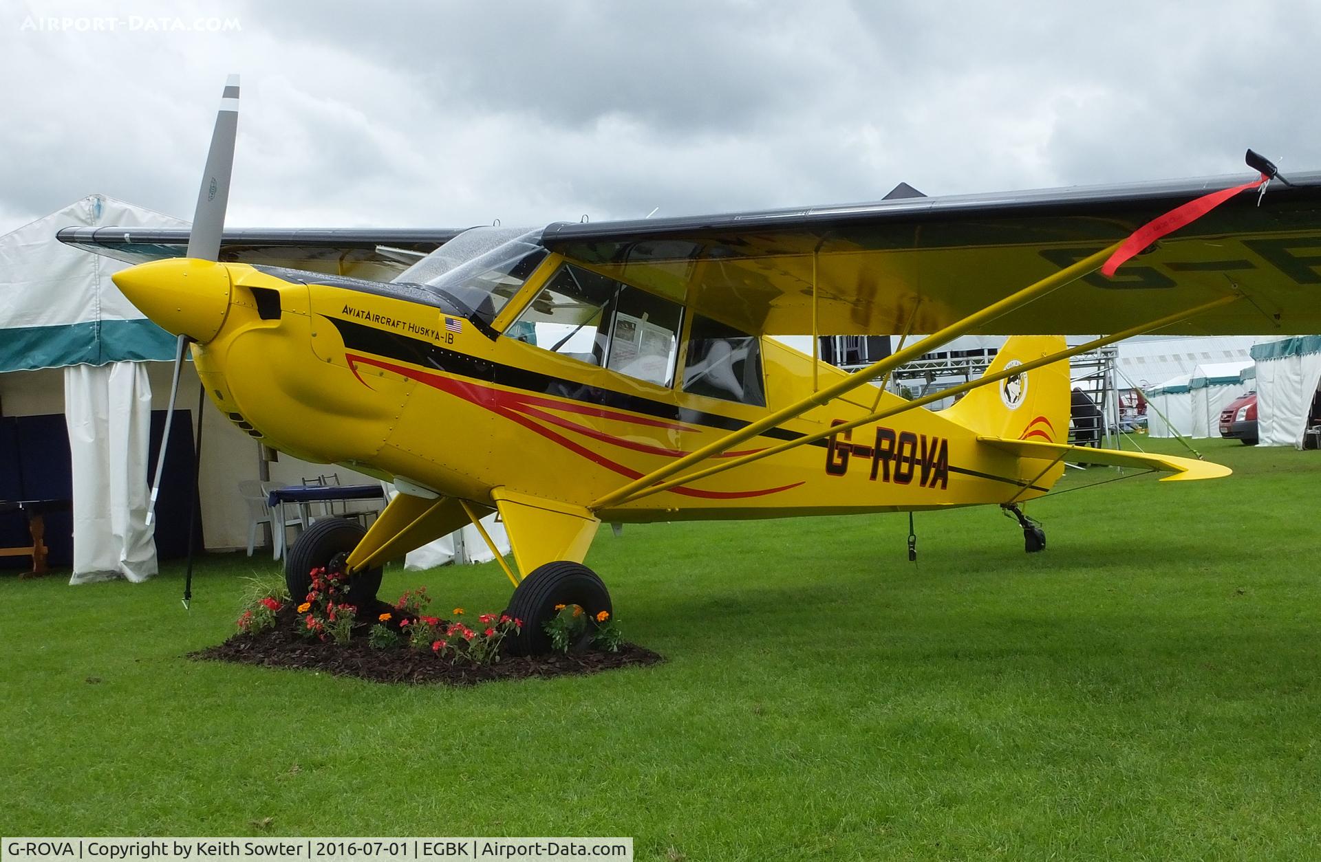 G-ROVA, 2016 Aviat A-1B Husky C/N NF0008, display aircaft