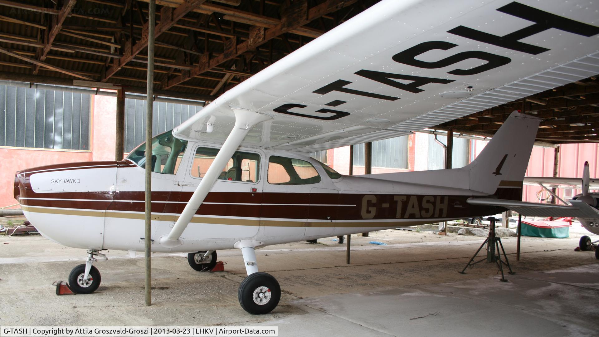 G-TASH, 1977 Cessna 172N C/N 172-70531, Kaposújlak Airport, Hungary. Even before the naturalization in Hungary