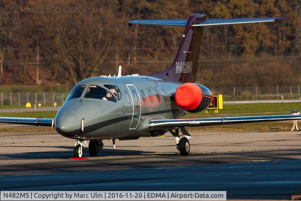 N482MS, Hawker Beechjet 400 XP C/N RK-264, Parked at Augsburg Air Service.