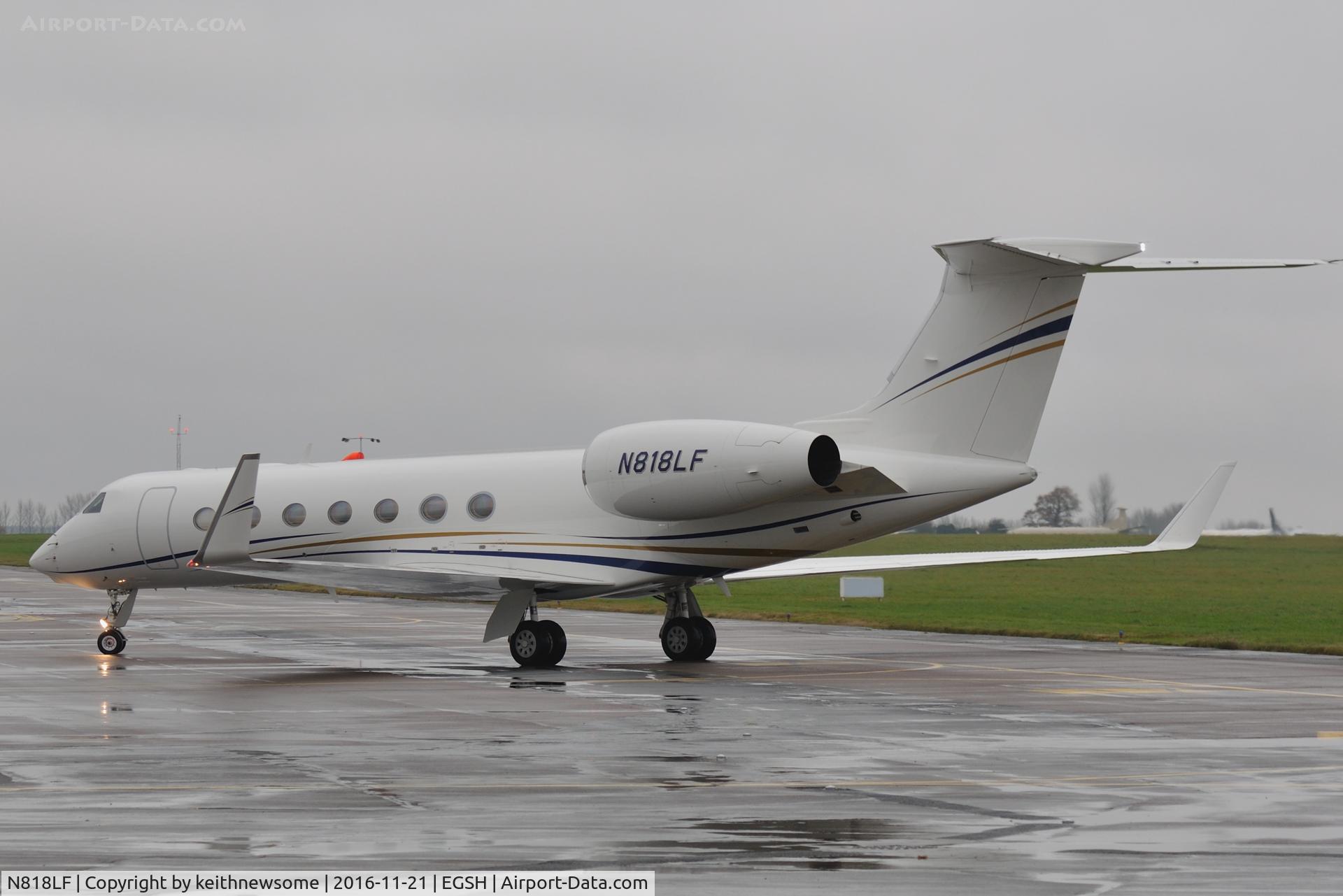 N818LF, 2010 Gulfstream Aerospace GV-SP (G550) C/N 5311, Very nice quick visit.