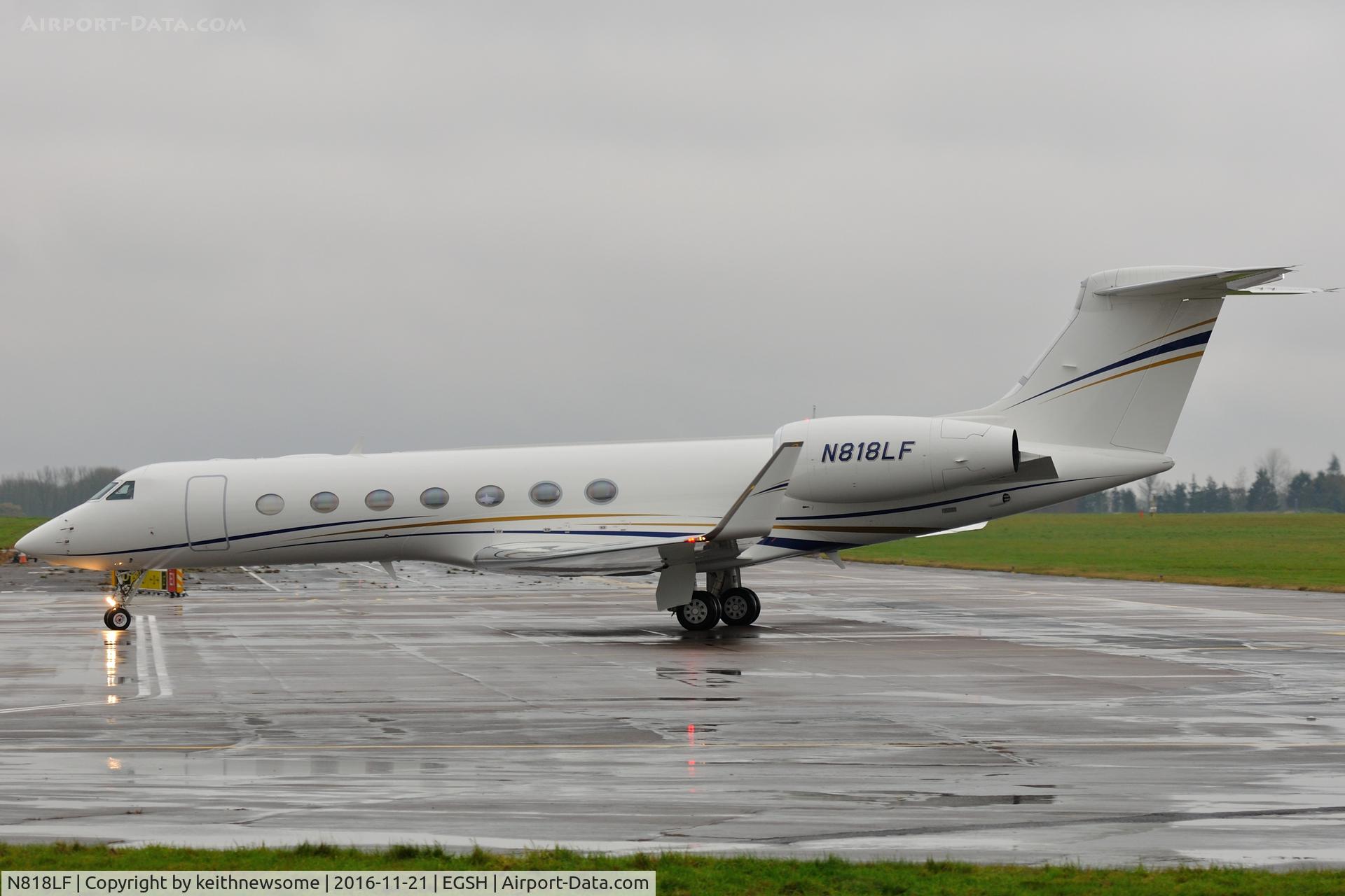 N818LF, 2010 Gulfstream Aerospace GV-SP (G550) C/N 5311, Very nice quick visit.