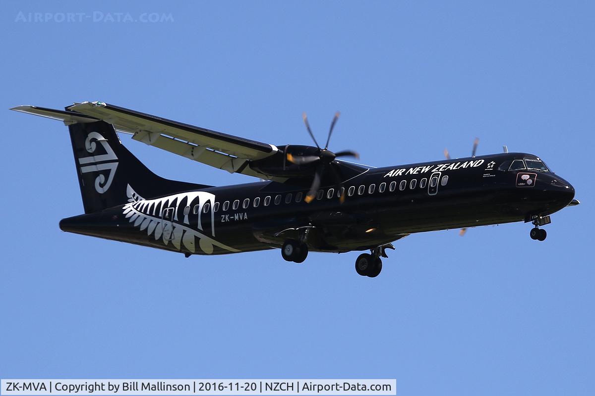 ZK-MVA, 2012 ATR 72-600 (72-212A) C/N 1051, NZ5019 from WLG