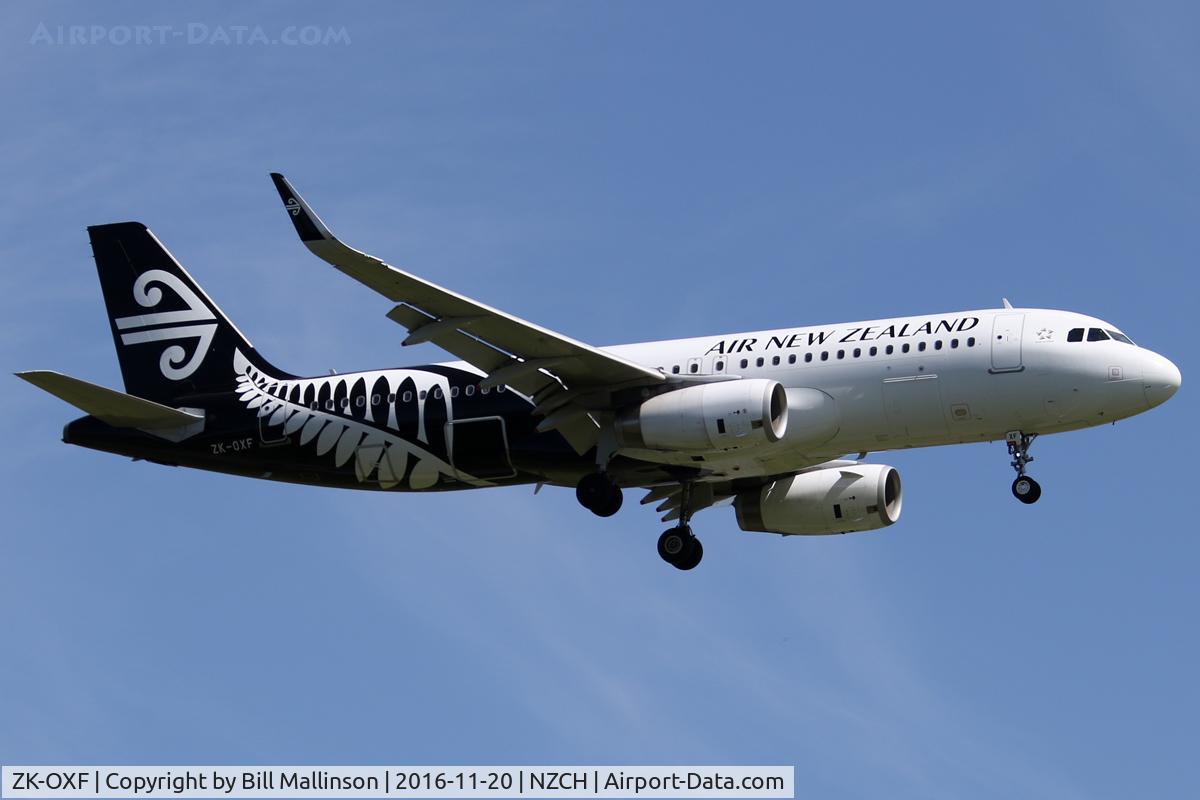ZK-OXF, 2014 Airbus A320-232 C/N 6182, NZ515 from AKL