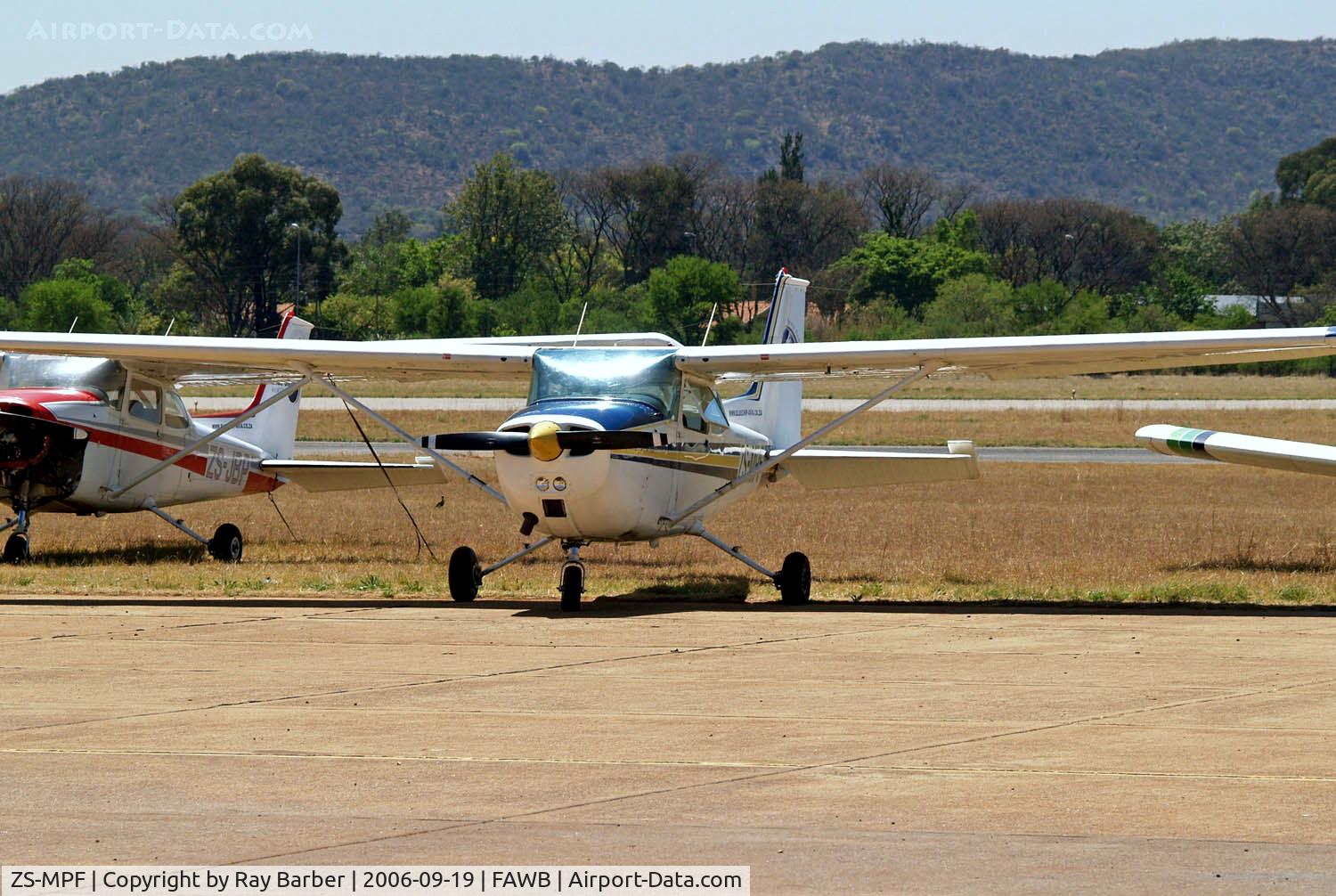 ZS-MPF, Cessna 172M C/N 17263758, Cessna 172M Skyhawk [172-63758] Pretoria-Wonderboom~ZS 19/09/2006