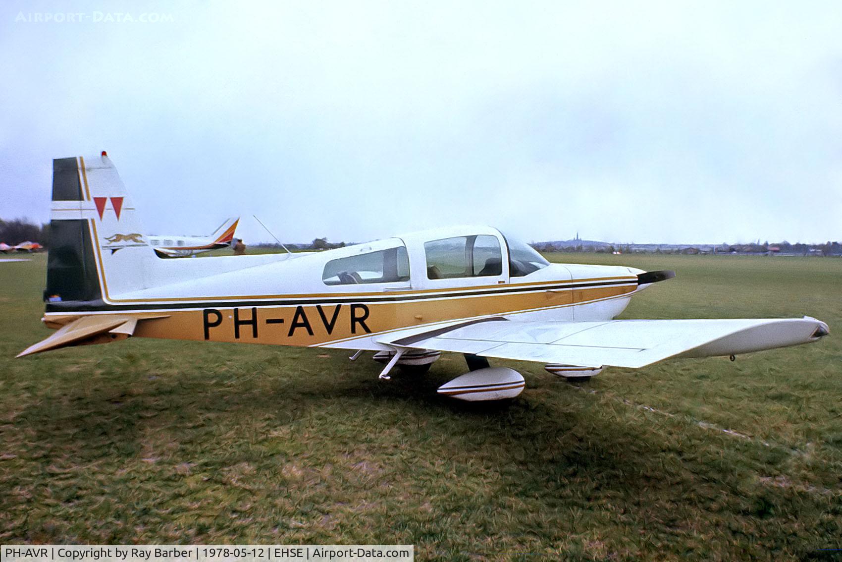 PH-AVR, Grumman American AA-5A Cheetah C/N AA5A-0033, Grumman American AA-5A Cheetah [AA5A-0033] Hoven-Seppe~PH 12/05/1978. From a slide.