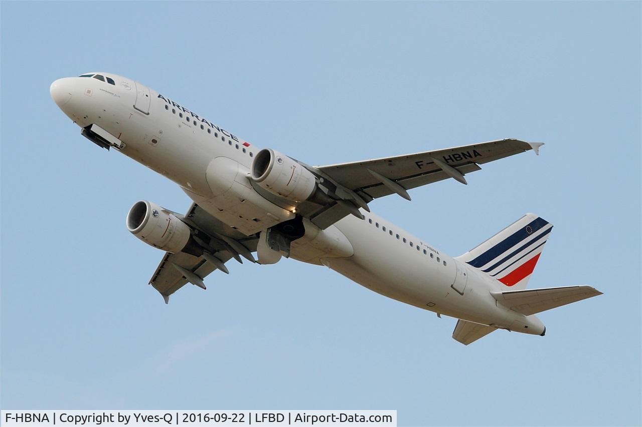 F-HBNA, 2010 Airbus A320-214 C/N 4335, Airbus A320-214, Take off rwy 23, Bordeaux Mérignac airport (LFBD-BOD)