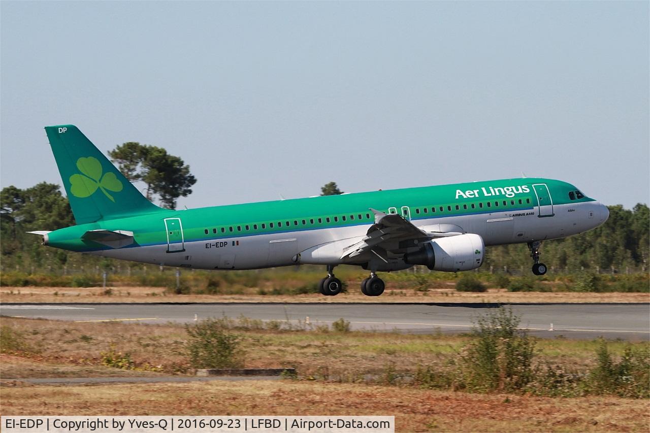 EI-EDP, 2009 Airbus A320-216 C/N 3781, Airbus A320-216, Landing rwy 05, Bordeaux Mérignac airport (LFBD-BOD)
