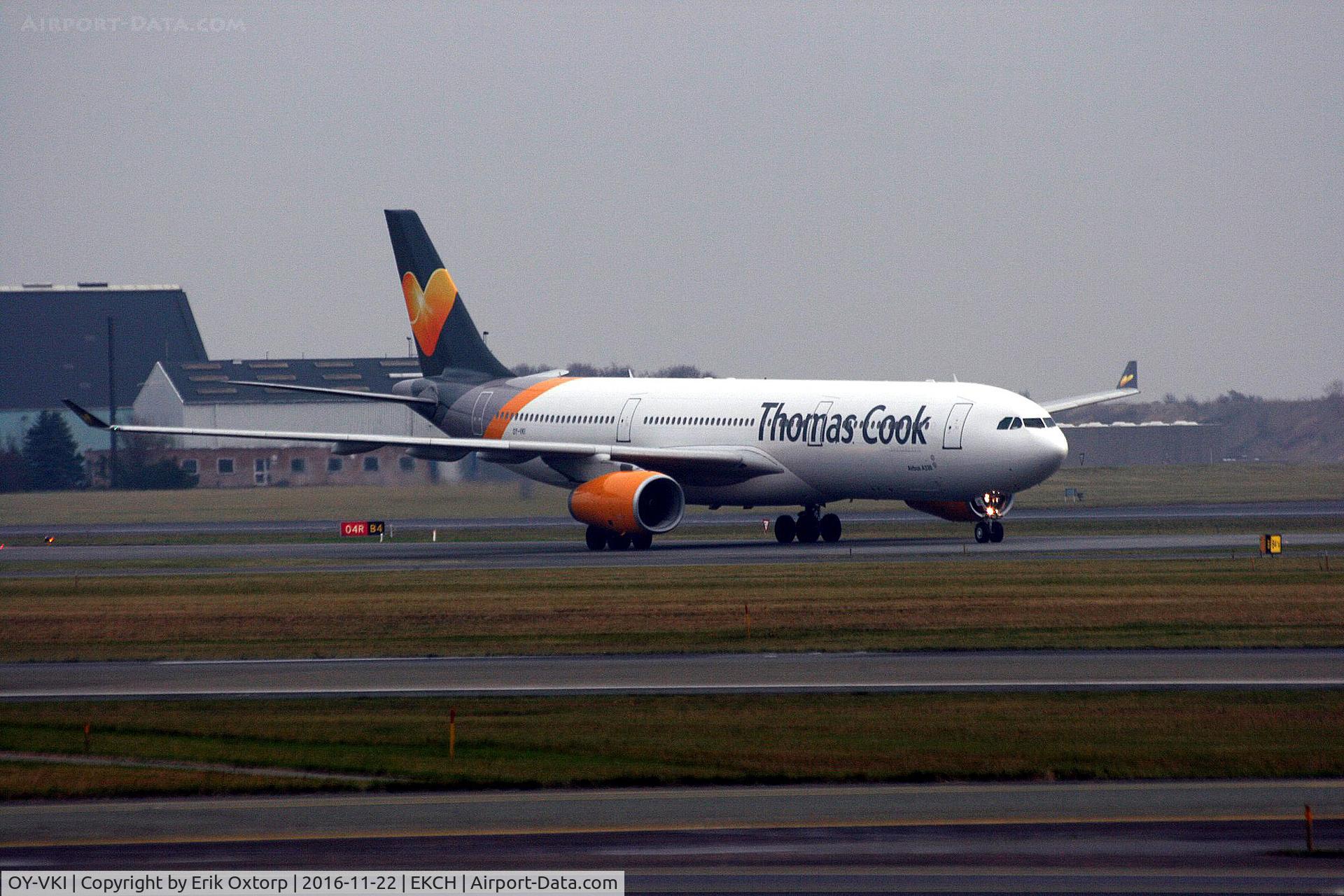 OY-VKI, 2000 Airbus A330-343X C/N 357, OY-VKI just arrived from TPA rw 22L