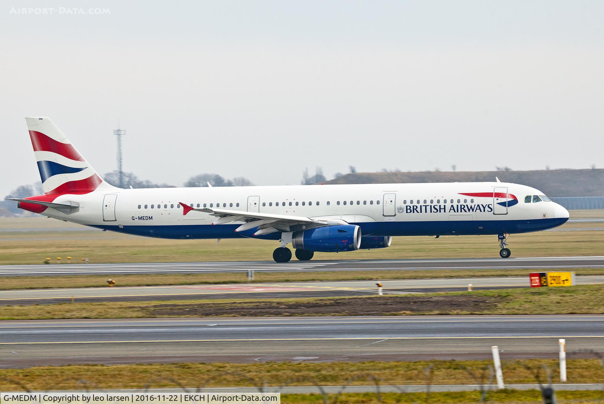 G-MEDM, 2006 Airbus A321-231 C/N 2799, Ciopenhagen 22.11.16
