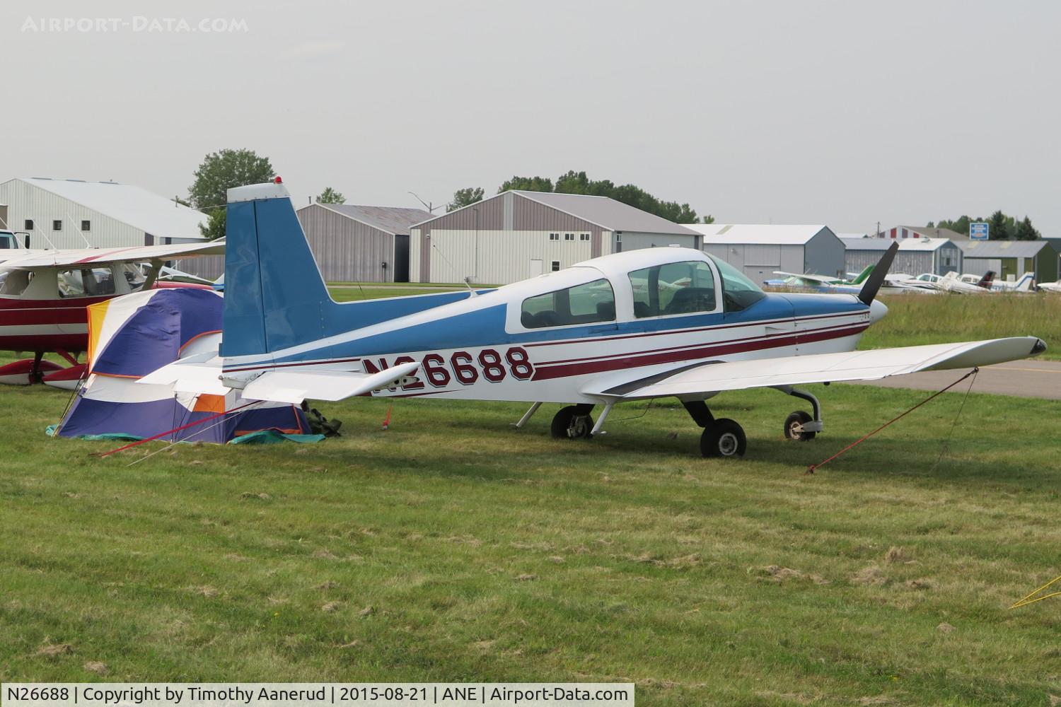 N26688, 1978 Grumman American AA-5A Cheetah C/N AA5A0647, 1978 Grumman American AA-5A, c/n: AA5A0647, 2015 AOPA FLY-IN Minneapolis, MN