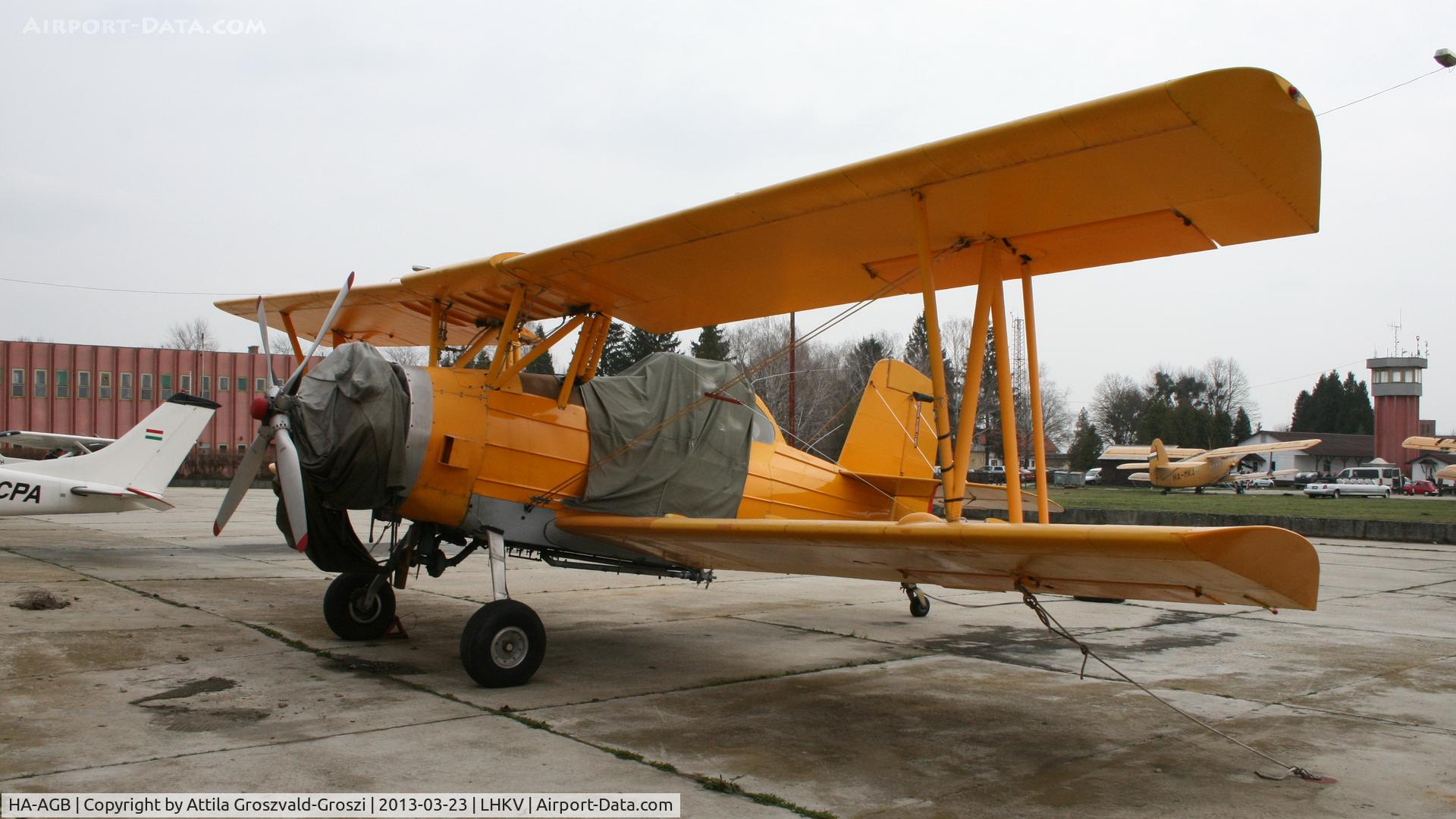 HA-AGB, 1974 Grumman-Schweizer G-164A C/N 1210, Kaposújlak Airport, Hungary.
