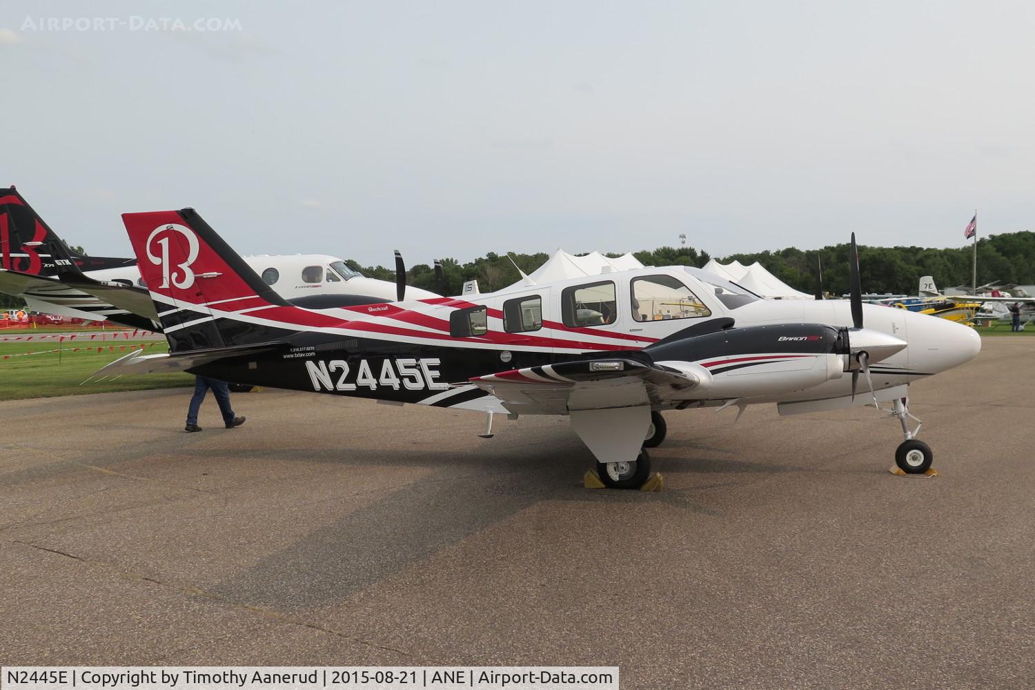 N2445E, 2015 Beechcraft G58 Baron C/N TH-2448, 2015 Textron Aviation G58, c/n: TH-2448, 2015 AOPA FLY-IN Minneapolis, MN