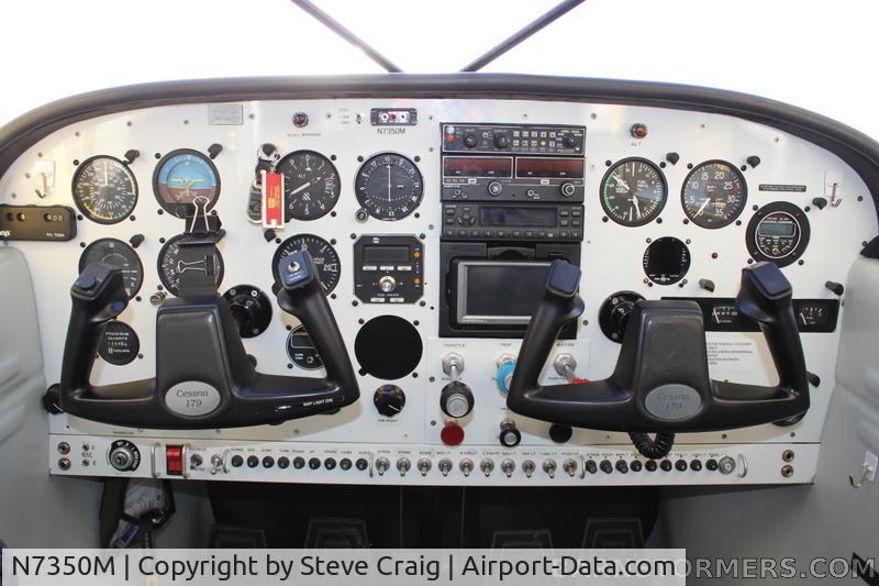 N7350M, 1958 Cessna 175 Skylark C/N 55650, Instrument Panel