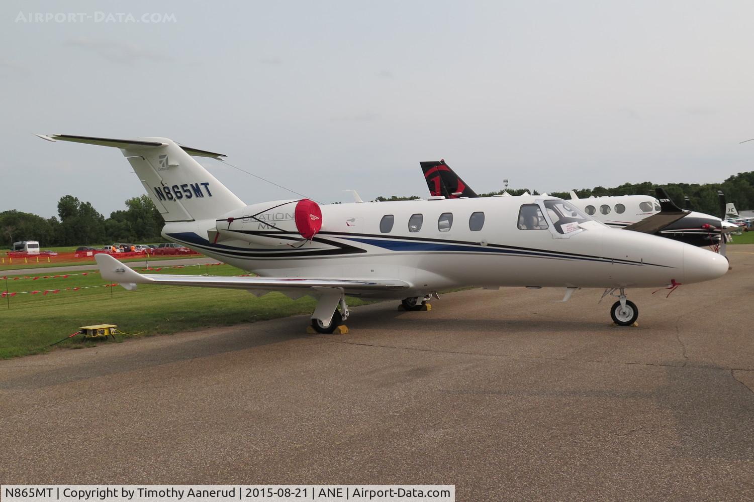N865MT, 2015 Cessna 525 Citation M2 C/N 525-0865, 2015 Cessna 525, c/n: 525-0865, 2015 AOPA FLY-IN Minneapolis, MN