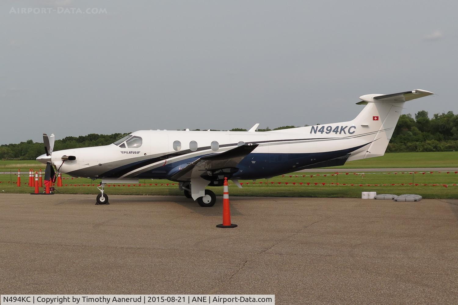 N494KC, 2014 Pilatus PC-12/47E C/N 1494, 2014 PILATUS AIRCRAFT LTD PC-12/47E, c/n: 1494, 2015 AOPA FLY-IN Minneapolis, MN