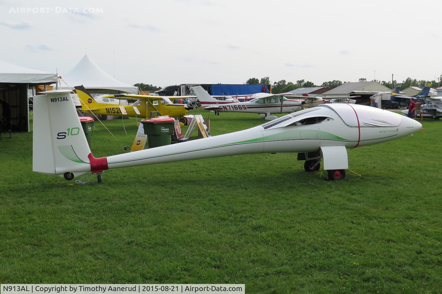 N913AL, 2015 Stemme S 10-VT C/N 11-141, 2015 STEMME AG S 10-VT, c/n: 11-141, 2015 AOPA FLY-IN Minneapolis, MN