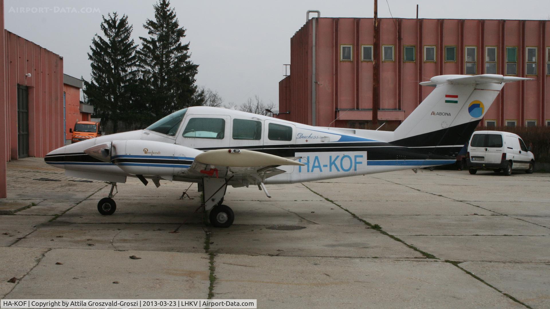 HA-KOF, 1980 Beech 76 Duchess Duchess C/N ME-330, Kaposújlak Airport, Hungary.