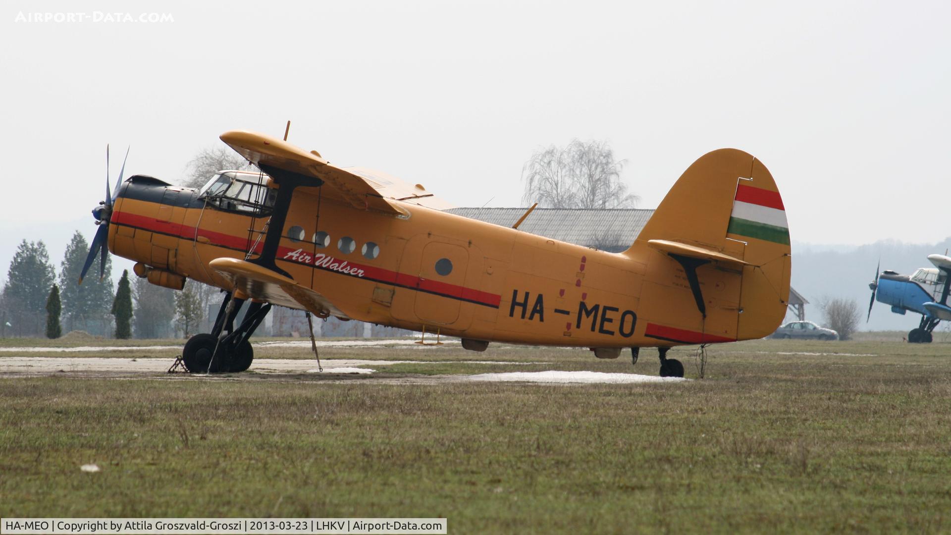 HA-MEO, 1980 PZL-Mielec AN-2R C/N 1G190-24, Kaposújlak Airport, Hungary.