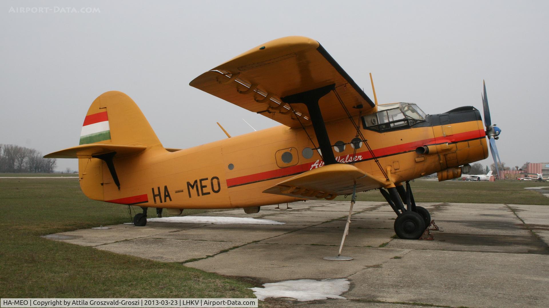 HA-MEO, 1980 PZL-Mielec AN-2R C/N 1G190-24, Kaposújlak Airport, Hungary.
