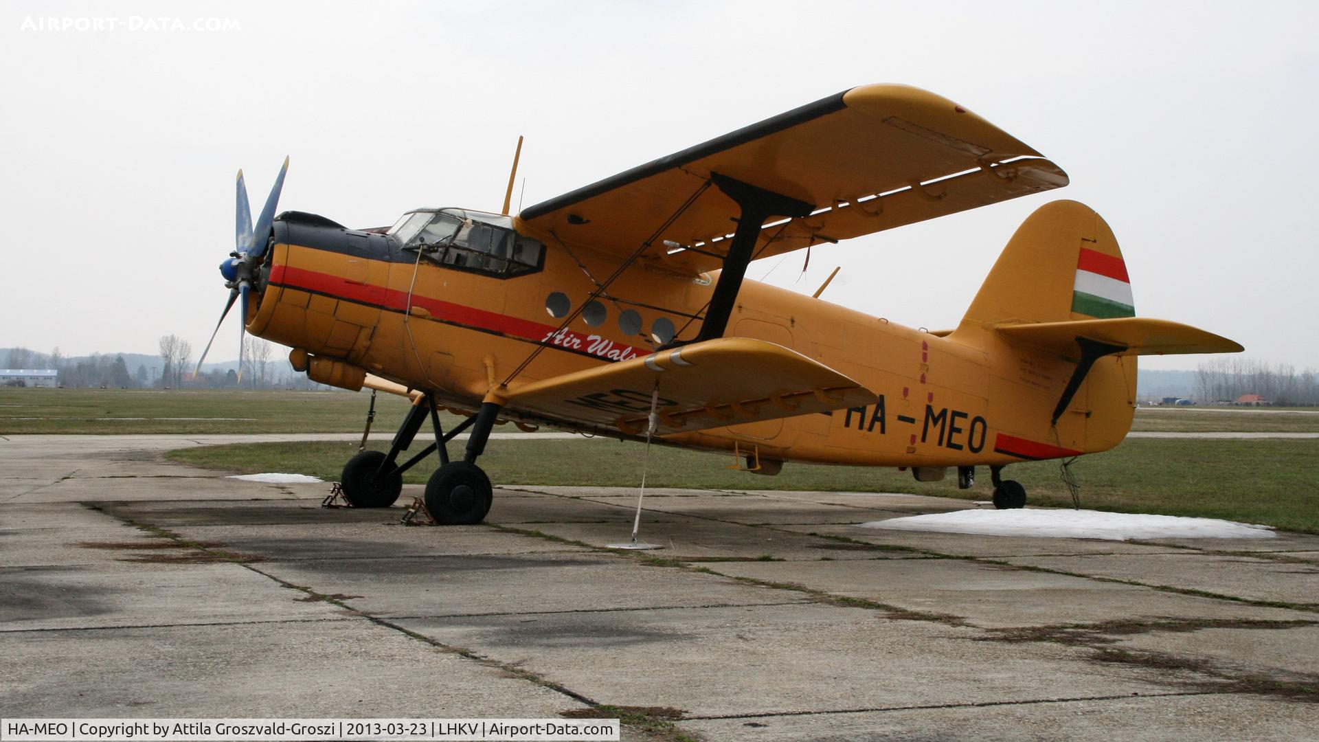 HA-MEO, 1980 PZL-Mielec AN-2R C/N 1G190-24, Kaposújlak Airport, Hungary.