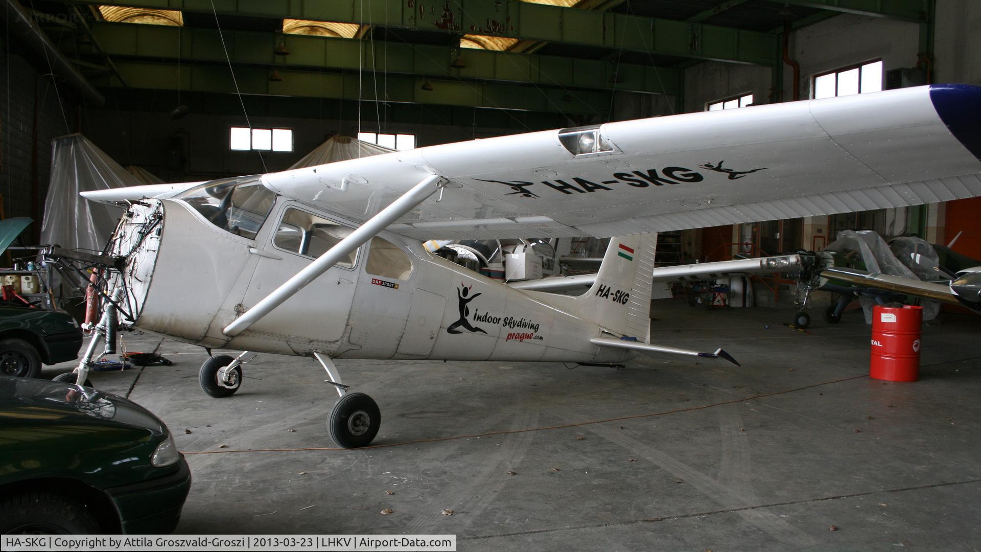 HA-SKG, 1957 Cessna 182A Skylane C/N 34371, Kaposújlak Airport, Hungary.
